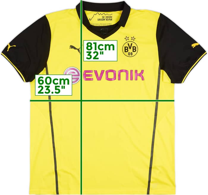 2013-14 Dortmund CL Home Shirt - 8/10 - (XXL)