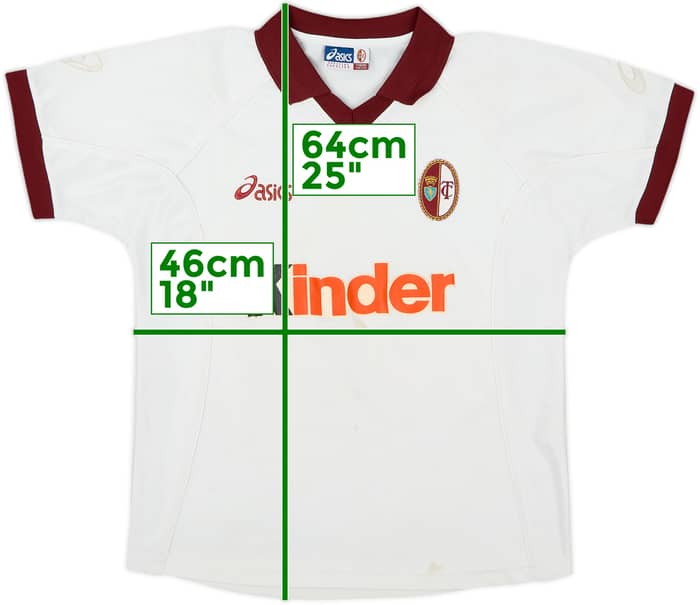 2001-02 Torino Away Shirt - 6/10 - (L.Boys)