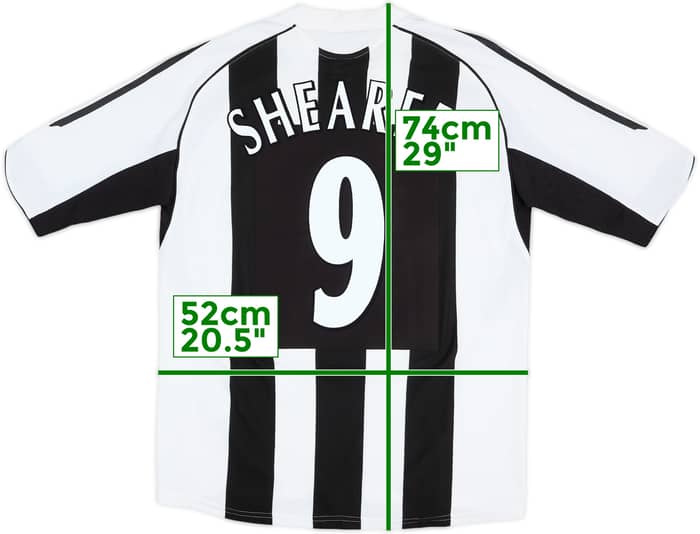 2005-07 Newcastle Camiseta Local Shearer #9 - 8/10 - (M)