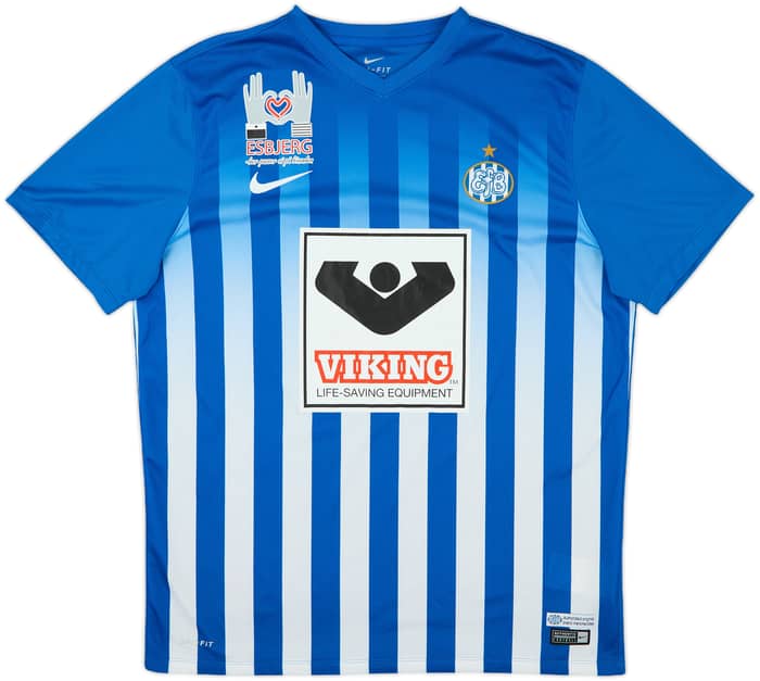 2016-17 Esbjerg Home Shirt - 7/10 - (XL)