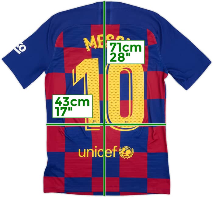 Camiseta auténtica de local del Barcelona 2019-20 Messi #10 - 6/10 - (S)