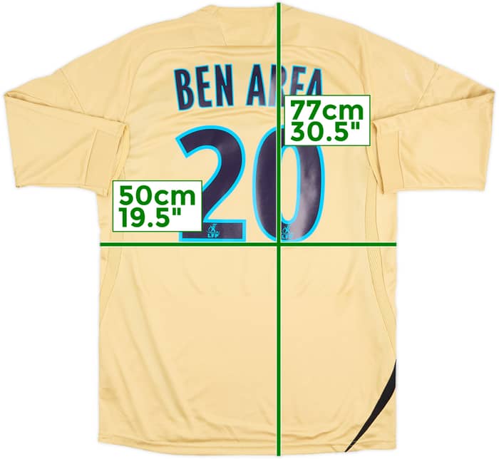 2008-09 Olympique de Marsella Tercera Camiseta Ben Arfa #20 - 7/10 - (L)