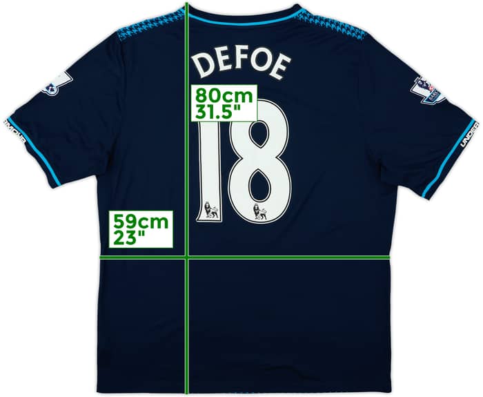 2013-14 Tottenham Third Shirt Defoe #18 - 9/10 - (3XL)