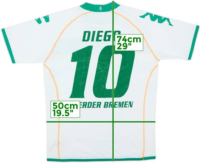 2008-09 Werder Bremen Home Shirt Diego #10 - 7/10 - (L)