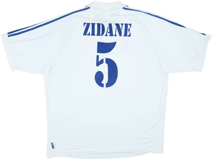 2001 Real Madrid Home Shirt Zidane #5 - 6/10 - (XXL)