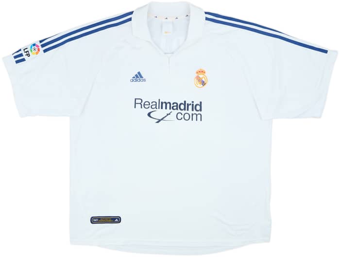 2001 Real Madrid Home Shirt Zidane #5 - 6/10 - (XXL)