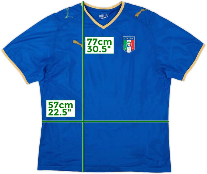 2007-08 Italy Home Shirt - 4/10 - (XL)