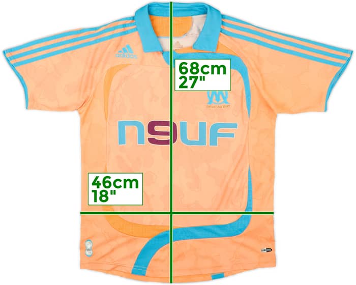 2007-08 Olympique Marseille Third Shirt - 9/10 - (L.Boys)
