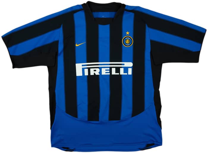 2003-04 Inter Milan Home Shirt Adriano #10 - 7/10 - (XL)