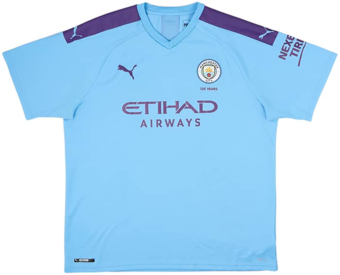 2019-20 Manchester City Home Shirt De Bruyne #17 - 6/10 - (XXL)