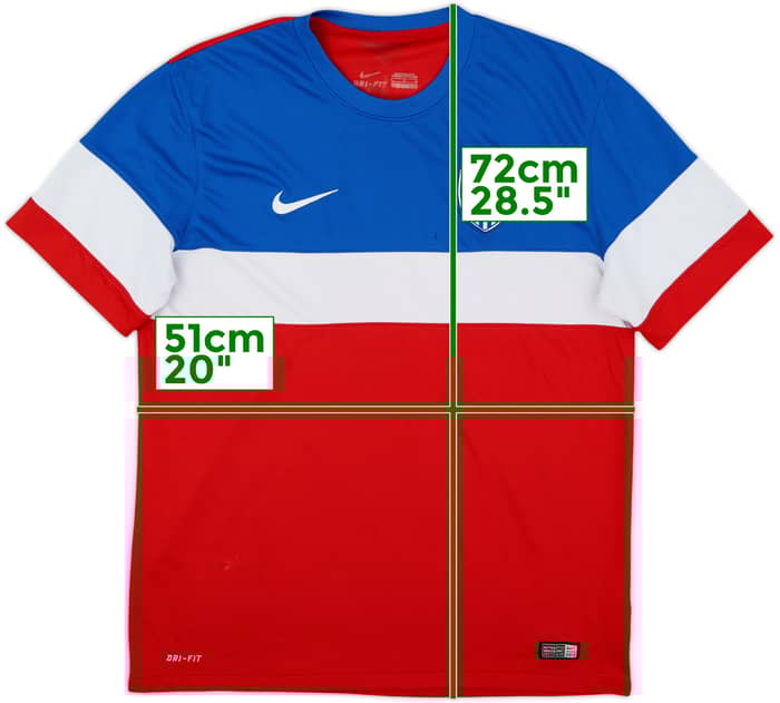 Camiseta de visitante de USA 2014-15 - 5/10 - (L)