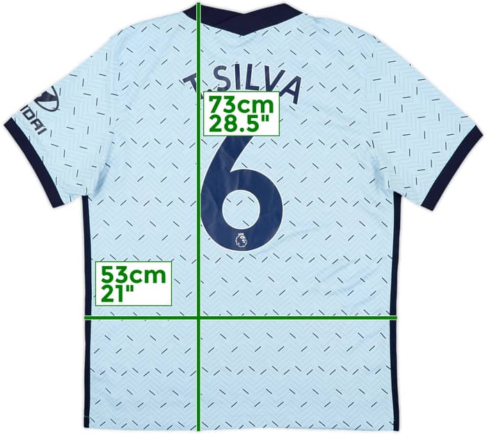 Camiseta de visitante del Chelsea 2020-21 T.Silva #6 - 9/10 - (L)
