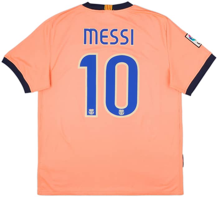 2009-10 Barcelona Away Shirt Messi #10 - 6/10 - (L)