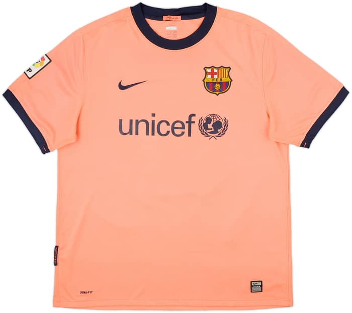 2009-10 Barcelona Away Shirt Messi #10 - 6/10 - (L)