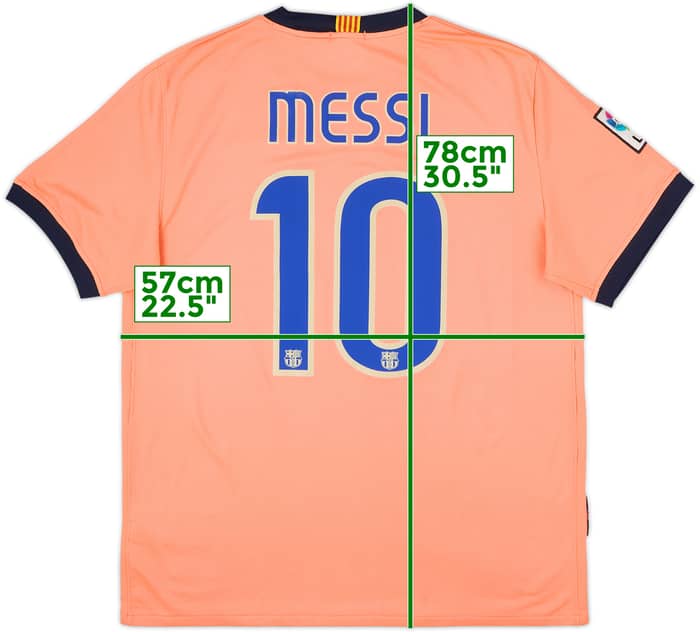 2009-10 Barcelona Away Shirt Messi #10 - 6/10 - (L)