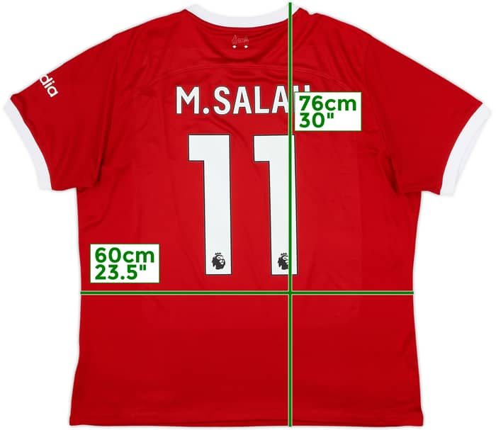 2023-24 Liverpool Home Shirt M.Salah #11 - 6/10 - (XL)