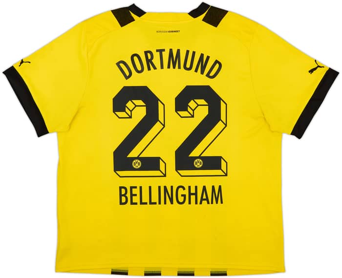 2022-23 Dortmund Home Shirt Bellingham #22 - 6/10 - (XXL)