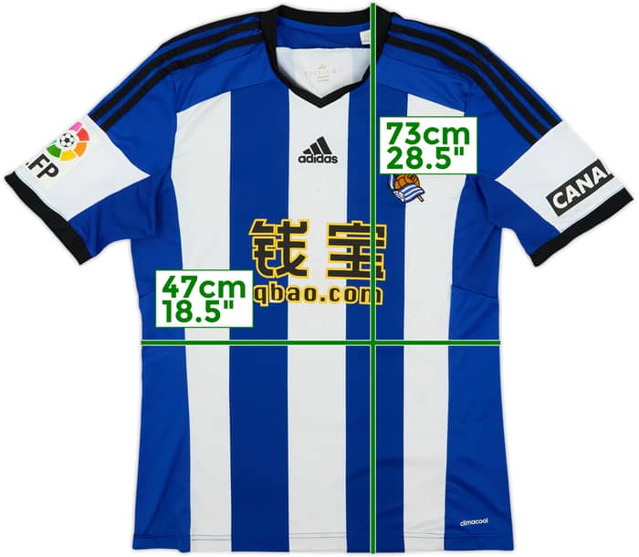 Camiseta de local del Real Sociedad 2014-15 - 4/10 - (M)