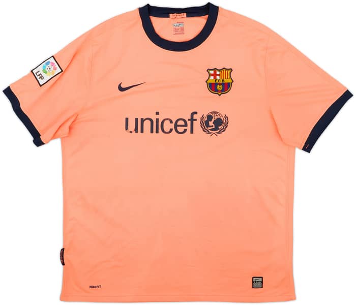 2009-10 Barcelona Away Shirt - 4/10 - (XL)