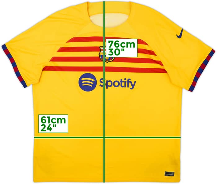 2023-24 Barcelona Fourth Shirt - 8/10 - (XXL)
