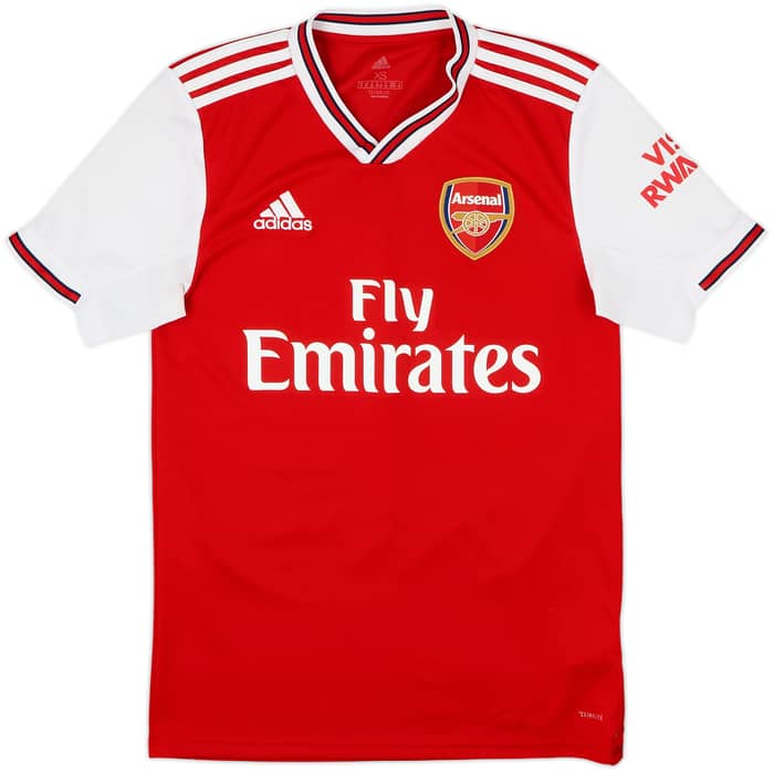 2019-20 Arsenal Home Shirt Saka #77 - 8/10 - (XS)