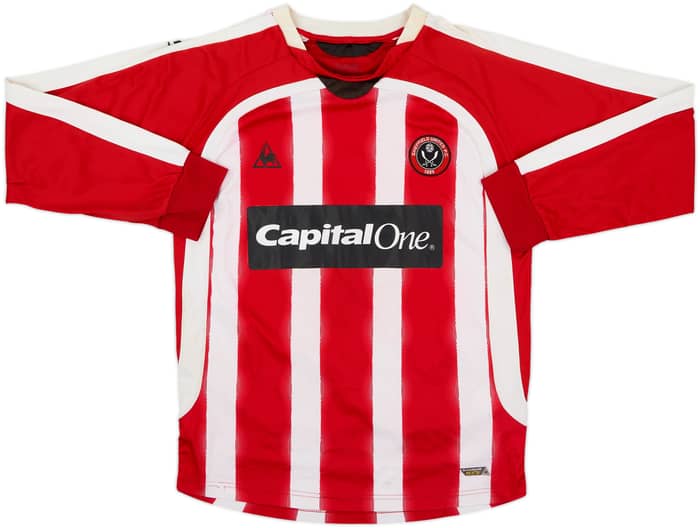2008-09 Sheffield United Youth Home L/S Shirt #2 - 6/10 - (L)