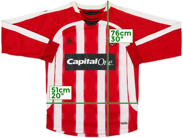 2008-09 Sheffield United Youth Home L/S Shirt #2 - 6/10 - (L)