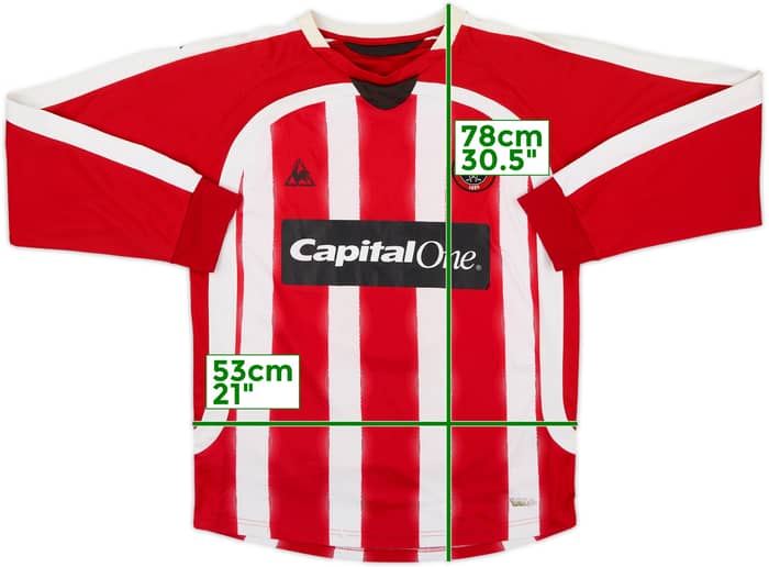 2008-09 Sheffield United Youth Home L/S Shirt #19 - 5/10 - (XL)