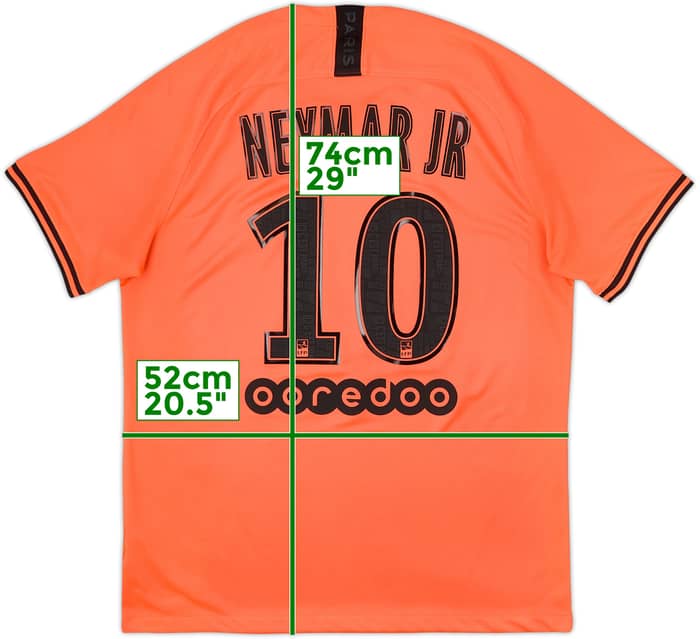 2019-20 Paris Saint-Germain Away Shirt Neymar Jr #10 - 6/10 - (L)