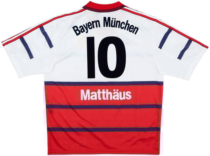 1998-00 Bayern Múnich Camiseta Visitante Matthaus #10 - 6/10 - (L)