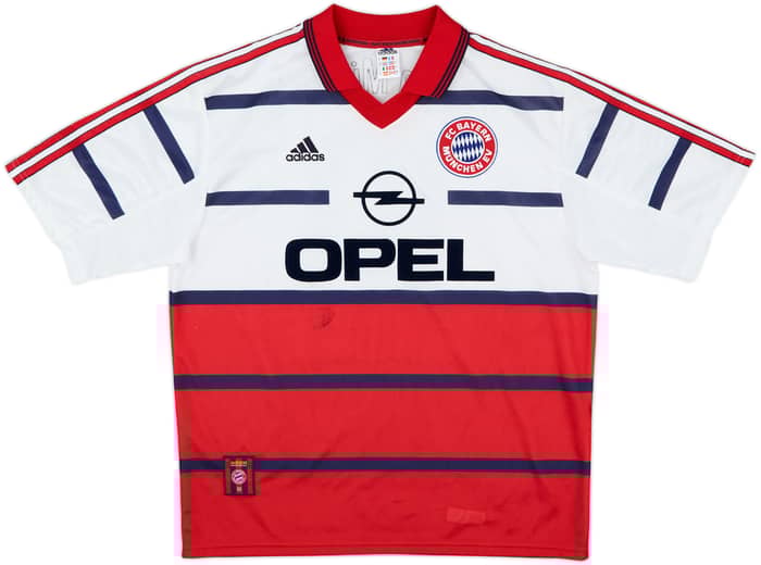 1998-00 Bayern Múnich Camiseta Visitante Matthaus #10 - 6/10 - (L)