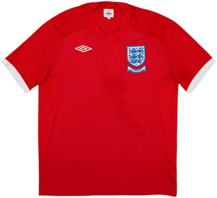 2010-11 Inglaterra 'Sudáfrica' Camiseta Visitante - 4/10 - (L)