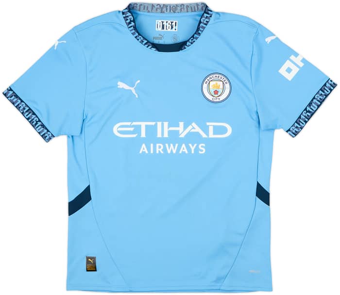 2024-25 Manchester City Home Shirt Haaland #9 - 6/10 - (M)