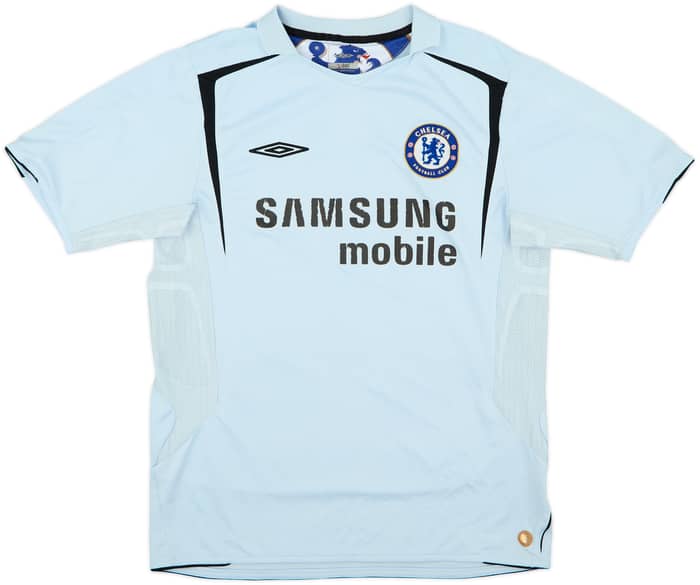 2005-06 Chelsea Camiseta Visitante Drogba #15 - 6/10 - (L)