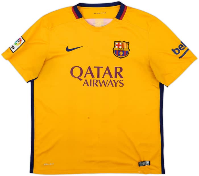 2015-16 Barcelona Away Shirt - 4/10 - (L)