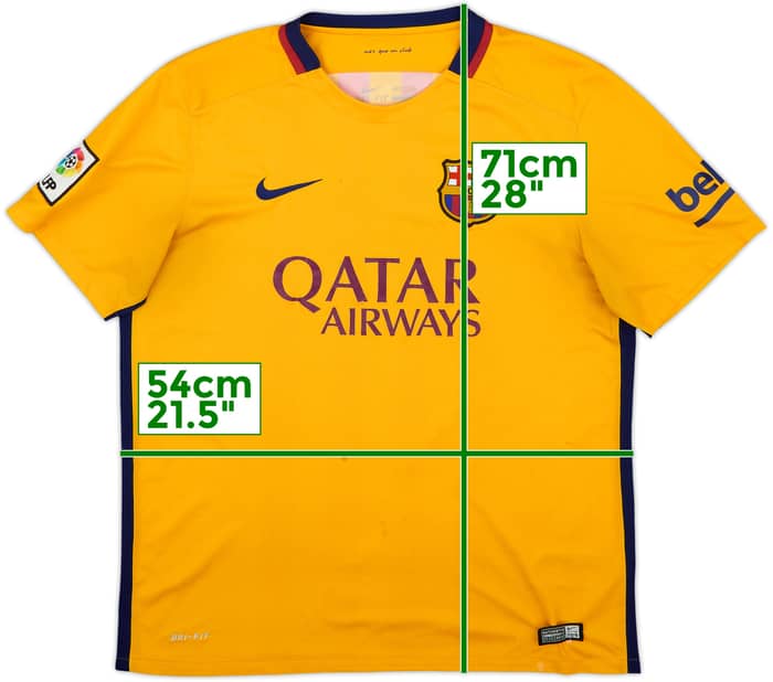 2015-16 Barcelona Away Shirt - 4/10 - (L)