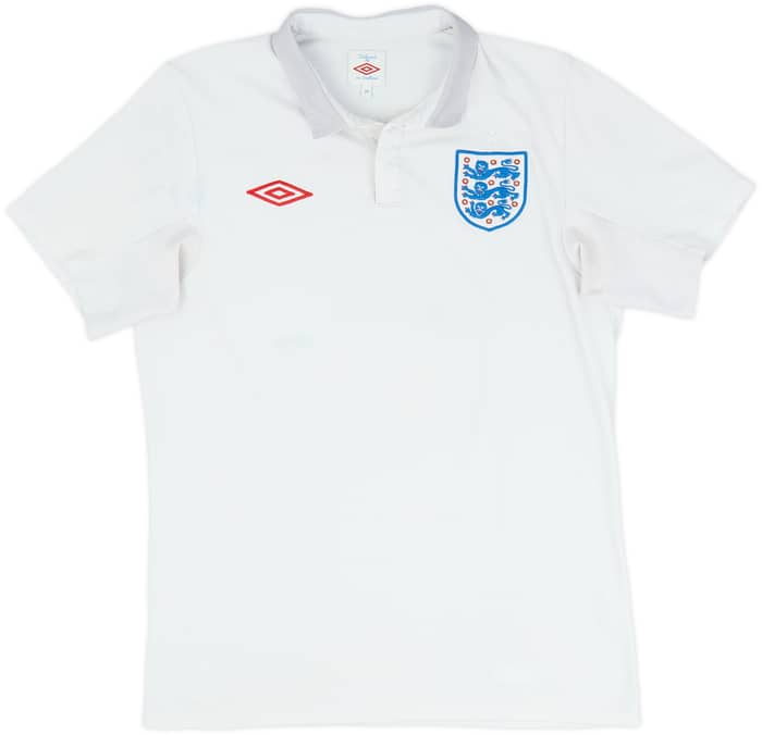 2009-10 England Home Shirt - 4/10 - (M)