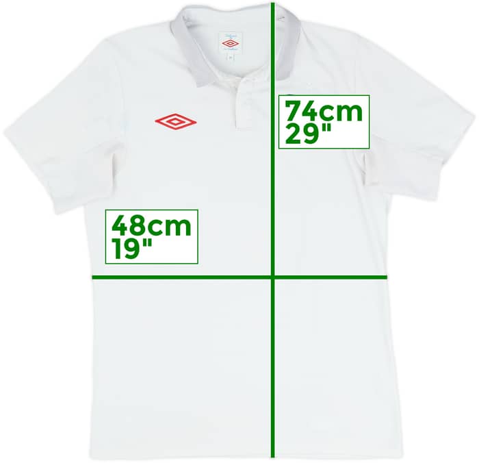 2009-10 England Home Shirt - 4/10 - (M)