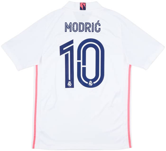2020-21 Real Madrid Home Shirt Modric #10 - 5/10 - (M)