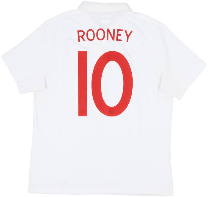 2009-10 England Home Shirt Rooney #10 - 6/10 - (L)