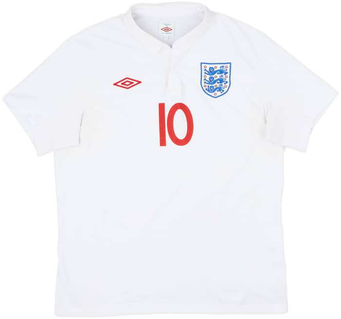 2009-10 England Home Shirt Rooney #10 - 6/10 - (L)