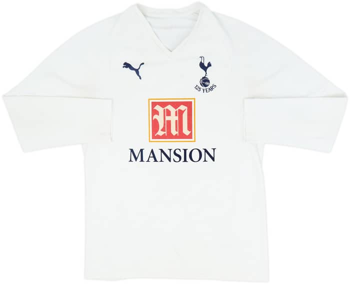 2007-08 Tottenham Home L/S Shirt - 5/10 - (M)