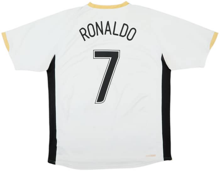 2006-08 Manchester Unido Camiseta de Visitante Ronaldo #7 - 5/10 - (L)
