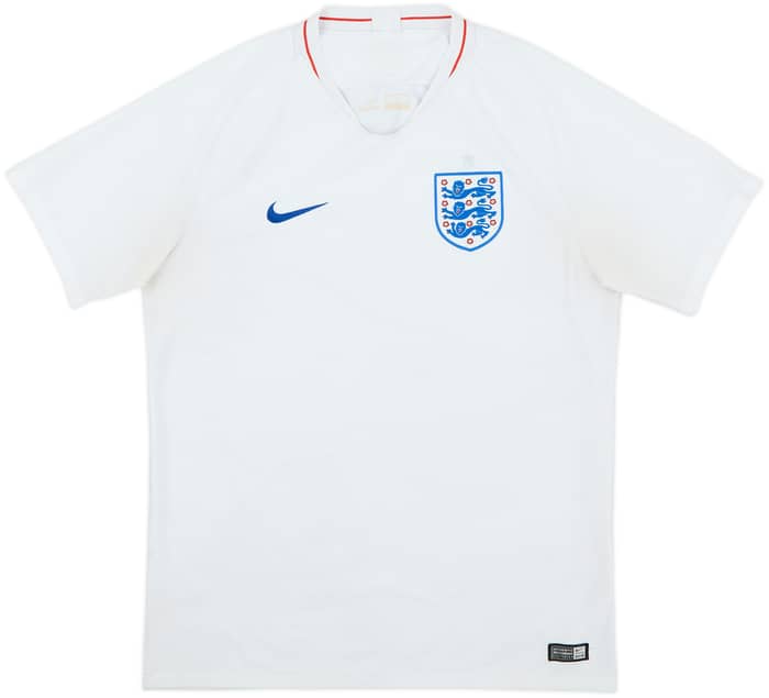 2018-19 England Home Shirt - 4/10 - (L)