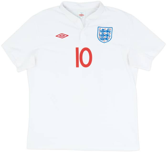 2009-10 England Home Shirt Rooney #10 - 5/10 - (L)
