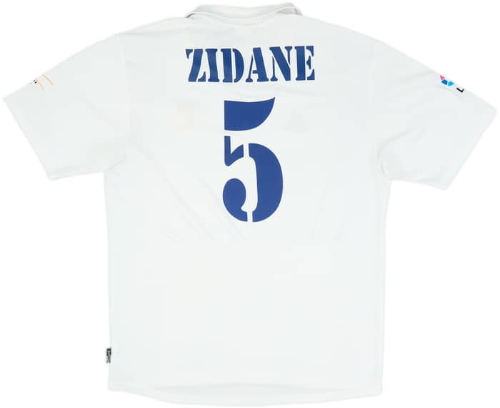 2002-03 Real Madrid Camiseta Local Centenario Zidane #5 - 4/10 - (L)