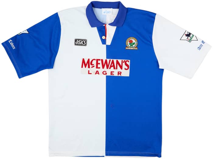 1994-95 Blackburn Home Shirt Shearer #9 - 9/10 - (XL)