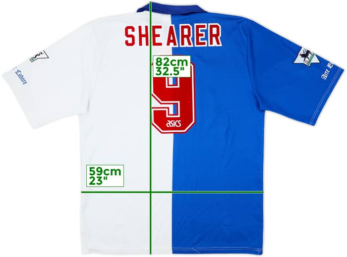1994-95 Blackburn Home Shirt Shearer #9 - 9/10 - (XL)