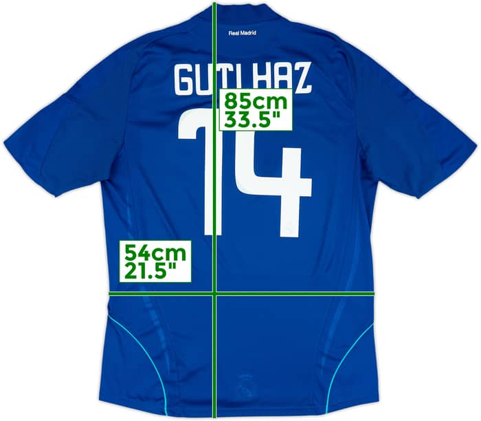 2008-09 Real Madrid Away Shirt Guti. Haz #14 - 8/10 - (L)