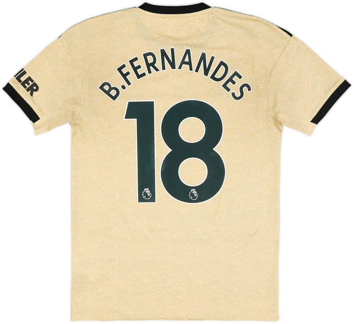 2019-20 Manchester United Away Shirt B.Fernandes #18 - 8/10 - (S)